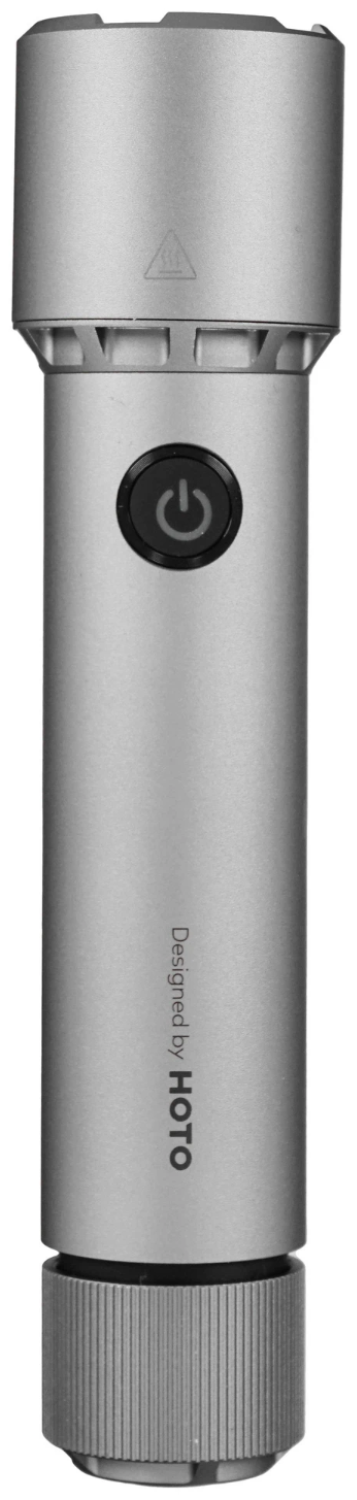 Ручной фонарь HOTO Flashlight Tactics 2300 серебристый HOE0010GL